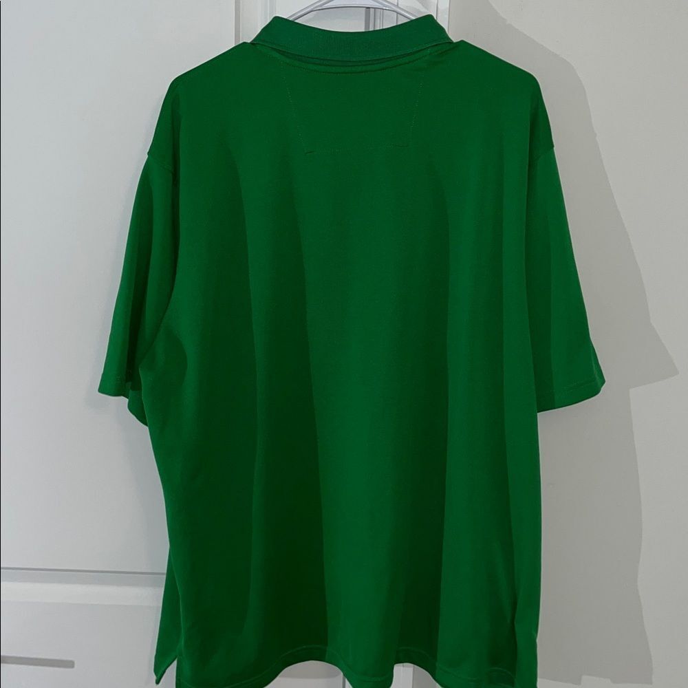 Philadelphia Eagles Antigua Kelly Green retro golf polo shirt XL vintage style - Picture 5 of 5